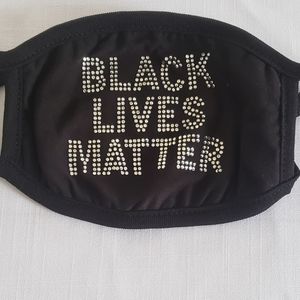 BLM rhinestone mask S/M